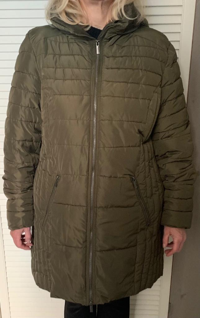 Winterjas, Kleding | Dames, Jassen | Winter, Zo goed als nieuw, Maat 46/48 (XL) of groter, Groen, Ophalen of Verzenden