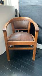 Antieke kappersstoel met draaibare zitting, Antiek en Kunst, Antiek | Meubels | Stoelen en Banken, Ophalen