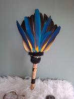 Smudge veren waaier gans blauwe ara, Ophalen of Verzenden