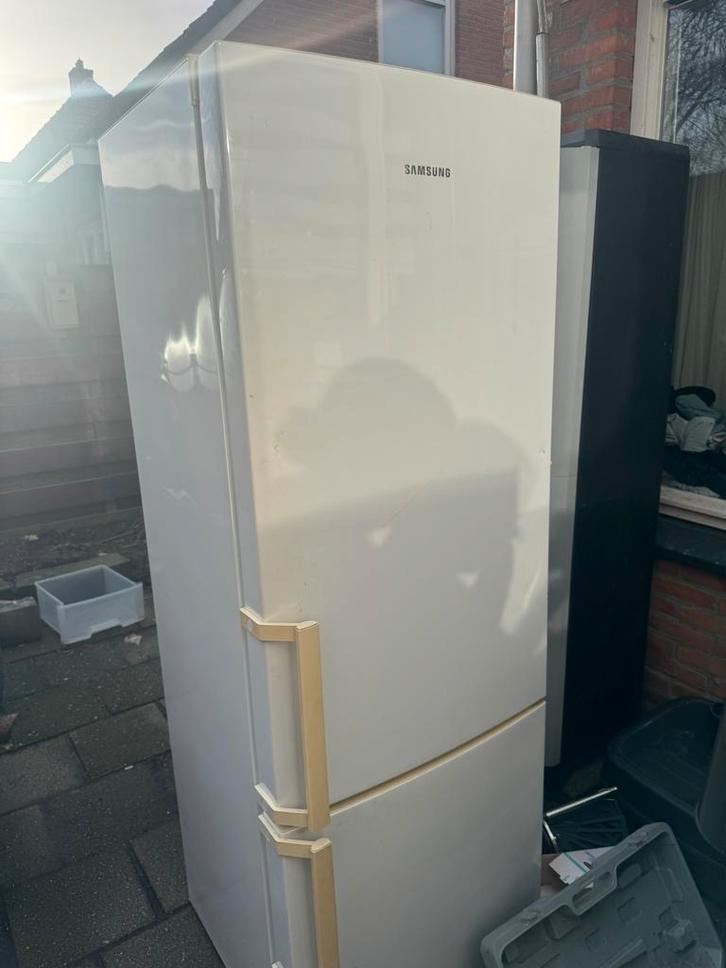 Samsung koelkast met vrieslade, Witgoed en Apparatuur, Koelkasten en IJskasten, Gebruikt, Met vriesvak, 200 liter of meer, 160 cm of meer