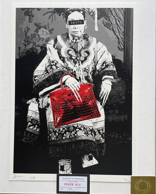 bag death nyc, Antiek en Kunst, Kunst | Litho's en Zeefdrukken, Ophalen of Verzenden