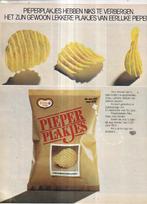 Retro reclame 1982 Nibb-it chips pieperplakjes jaren 80, Verzamelen, Overige typen, Ophalen of Verzenden