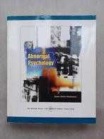 Abnormal psychology. S. Nolen-Hoeksema. 4e editie, Boeken, Studieboeken en Cursussen, Gelezen, Ophalen of Verzenden, WO