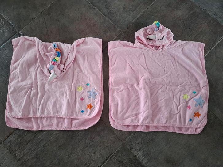 2x Roze Unicorn badponcho 3-6 jaar, Kinderen en Baby's, Badjes en Verzorging, Gebruikt, Overige typen, Overige merken, Standaard
