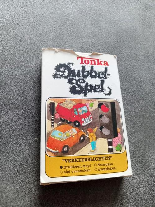 Zeldzaam Tonka dubbelspel kwartet spel, Verzamelen, Speelkaarten, Jokers en Kwartetten, Zo goed als nieuw, Kwartet(ten), Ophalen of Verzenden