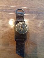 Vintage Sleutelhanger met Sint Christoffel, Antiek en Kunst, Ophalen of Verzenden