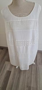 39)Te koop nieuw room wit met kant hemd jurk maat 54, Nieuw, Ophalen of Verzenden, Bodyflirt, Wit