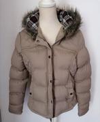 SUPER TRENDY beige jack met cappuchon en bont mt. 40, Nieuw, Beige, Maat 38/40 (M), Ophalen of Verzenden