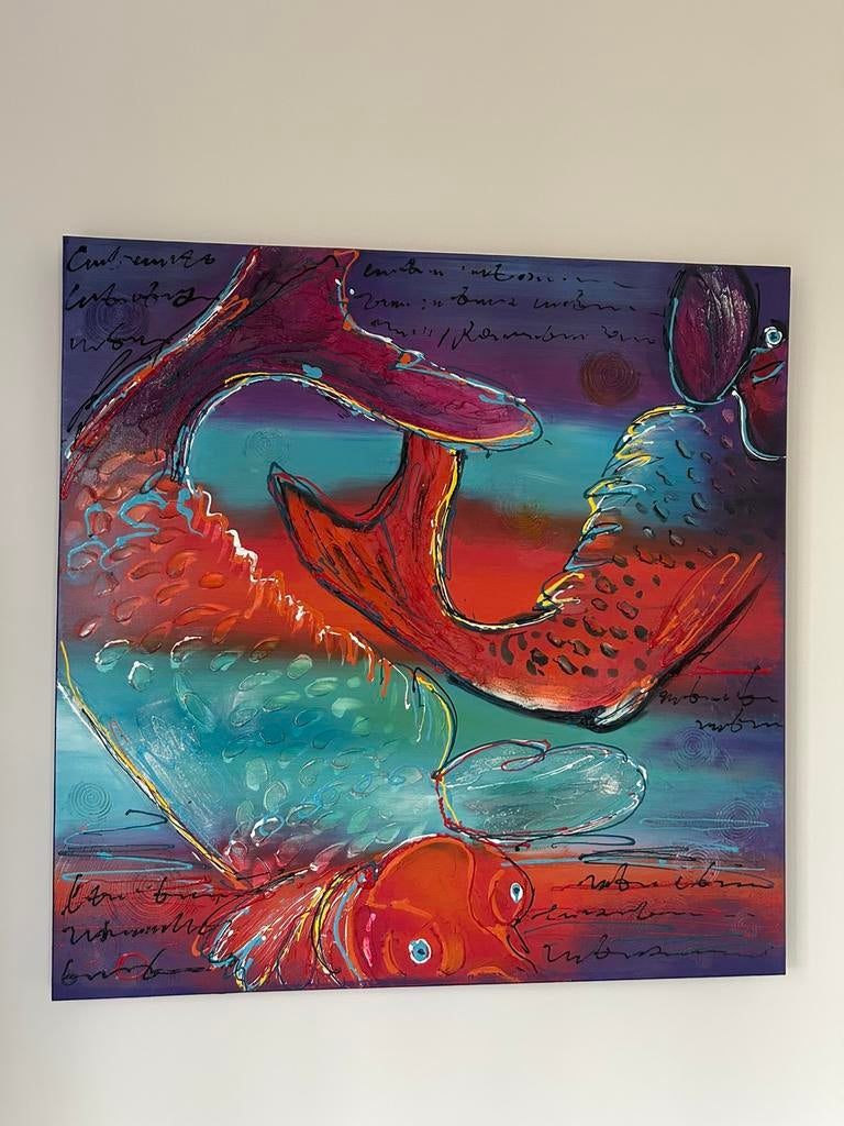 Schilderij 1x1 m, Ophalen