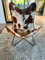 Vlinderstoel Riverdale (ZGAN), Huis en Inrichting, Fauteuils, Minder dan 75 cm, Leer, Ophalen of Verzenden, Zo goed als nieuw