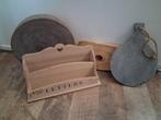 Houten Onderzetters & Letterbak Set, Ophalen of Verzenden