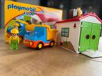Playmobil 123 Vrachtwagen (70184) met doos, Kinderen en Baby's, Speelgoed | Playmobil, Complete set, Ophalen of Verzenden, Zo goed als nieuw