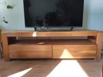 Hardhouten televisiemeubel, Ophalen, Zo goed als nieuw, 25 tot 50 cm, Minder dan 100 cm