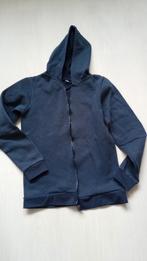 Donkerblauwe Zeeman vest met capuchon, maat 158/164, Zeeman, Gebruikt, Trui of Vest, Ophalen of Verzenden