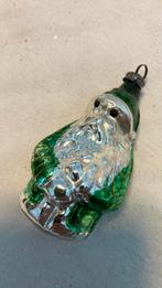 Vintage antieke kerstbal, kerstman groen, Diversen, Kerst, Ophalen of Verzenden, Zo goed als nieuw