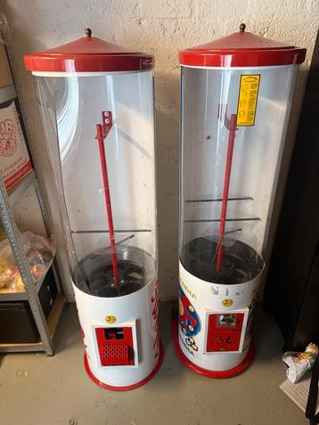 Capsule Automaten 90mm - Rood/Wit beschikbaar voor biedingen