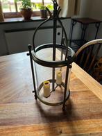 Vintage Franse Hanglamp, Huis en Inrichting, Lampen | Hanglampen, Ophalen of Verzenden, Metaal, Minder dan 50 cm