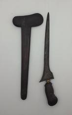 Antieke Keris Lombok Jalak Ngore Ngulit Semangka Kris GD4591, Verzenden