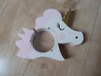 Spaarpot unicorn, Ophalen of Verzenden, Gebruikt, Hout, Overige thema's