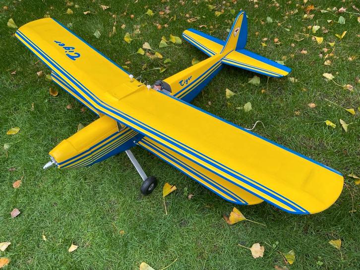 Dubbeldekker "TIGER', Hobby en Vrije tijd, Modelbouw | Radiografisch | Vliegtuigen, Nieuw, Elektro, RTF (Ready to Fly), Ophalen