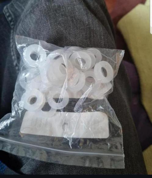 1 stuk witte Afdichting ring Siliconen 1/2 pijp €1,00 per.st, Huis en Inrichting, Badkamer | Badtextiel en Accessoires, Overige typen