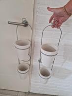 2 nieuwe planten hangers met potten, Minder dan 30 cm, Minder dan 60 cm, Rond, Nieuw