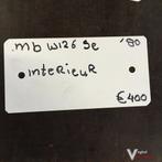 Mercedes W126 1980 Interieur, Ophalen, Gebruikt