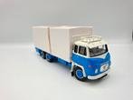 Tekno Scania LB76 bakwagen met huif 7,20, Hobby en Vrije tijd, Modelauto's | 1:50, Ophalen of Verzenden, Zo goed als nieuw, Bus of Vrachtwagen