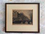 Litho  ,   Leidsche  Gracht  .    Amsterdam, Ophalen of Verzenden