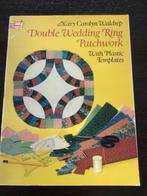 Mary .C Waldrep, Double Wedding Ring Patchwork QUILT, Ophalen of Verzenden, Zo goed als nieuw, Borduren en Naaien