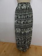 Ethnic/Oosterse grappige olifanten print maxi rok! M, Kleding | Dames, Rokken, Maat 38/40 (M), Overige kleuren, Verzenden, Zo goed als nieuw