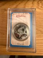 Efteling Pinokkio munt, Postzegels en Munten, Ophalen of Verzenden, Zilver