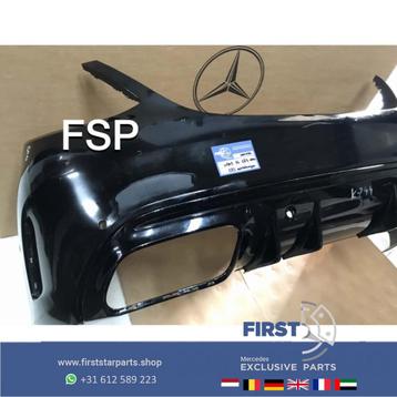 W205 S205 FACELIFT C63 AMG ACHTERBUMPER ZWART Mercedes C Kla beschikbaar voor biedingen