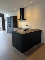 Nette Strakke Moderne Hoekkeuken + SIEMENS + GEDEMONTEERD, Huis en Inrichting, Ophalen of Verzenden, Wit, Hoekkeuken, Greeploos