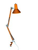 Vintage oranje bureau lamp, Huis en Inrichting, Lampen | Vloerlampen, Ophalen of Verzenden
