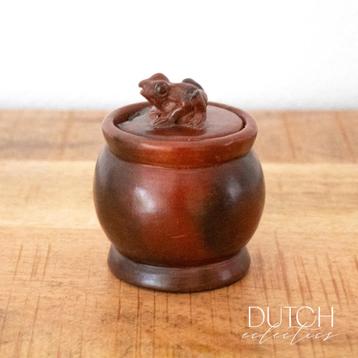 Indonesisch Sasak Aardewerk Potje, Vintage beschikbaar voor biedingen