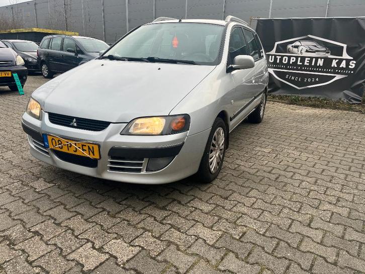 Mitsubishi Space Star 1.6 Family 2004 Grijs, Auto's, Mitsubishi, Bedrijf, Space Star, ABS, Airbags, Airconditioning, Boordcomputer