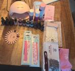 Pink gellac set + electrische vijl, Ophalen of Verzenden, Zo goed als nieuw, Overige kleuren, Handen en Nagels