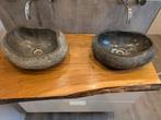 Rivierkei Wastafelkom, Zo goed als nieuw, Minder dan 100 cm, Wasbak of Wastafel, 25 tot 50 cm