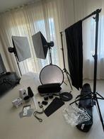 Complete studio set Elinchrom, Ophalen, Zo goed als nieuw, Complete fotostudio