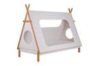 Tipi bed / tentbed met onderlade op wielen zie laatste foto, Ophalen, Gebruikt, 90 cm, Eenpersoons