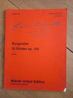 Burgmüller 25 Etudes Op. 100 - Wiener Urtext Edition, Klassiek, Ophalen of Verzenden, Zo goed als nieuw, Artiest of Componist