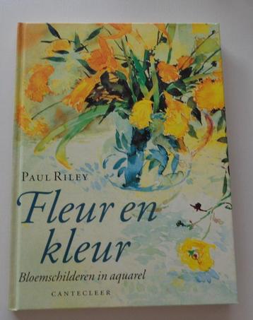 Fleur en kleur in aquarel beschikbaar voor biedingen