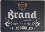 Brand Bier logo reclamebord van metaal wandbord decoratie
