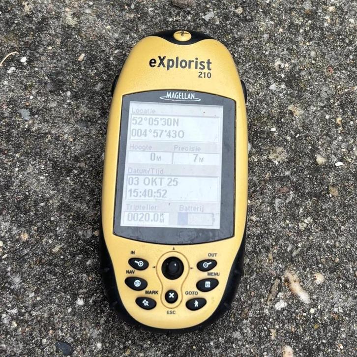 Magellan eXplorist 210 GPS voor Geocachen, wandelen e.d., Sport en Fitness, Bergsport en Wandelen, Gebruikt, Navigatie of Gps
