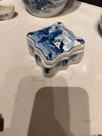 Vintage Delfts blauw Snuisterij doos, Antiek en Kunst, Ophalen of Verzenden