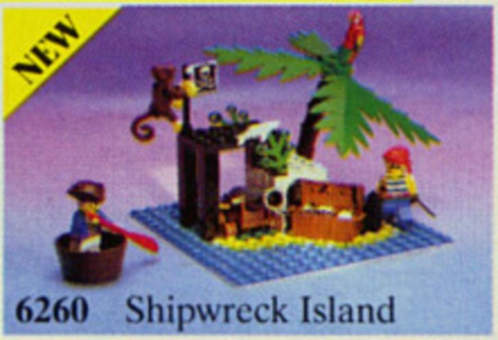 Lego Pirates Pirates I 6260 Shipwreck Island, Kinderen en Baby's, Speelgoed | Duplo en Lego, Zo goed als nieuw, Lego, Complete set