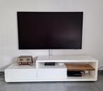 Tv meubel, wit, lades, 180 cm, Huis en Inrichting, Kasten | Televisiemeubels, Ophalen, Gebruikt, 25 tot 50 cm, Minder dan 100 cm