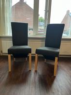 Stoelen 2 stuks, Huis en Inrichting, Ophalen, Twee, Zwart, Zo goed als nieuw