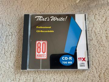 That's Write! CD-R 700MB - Nieuw! beschikbaar voor biedingen